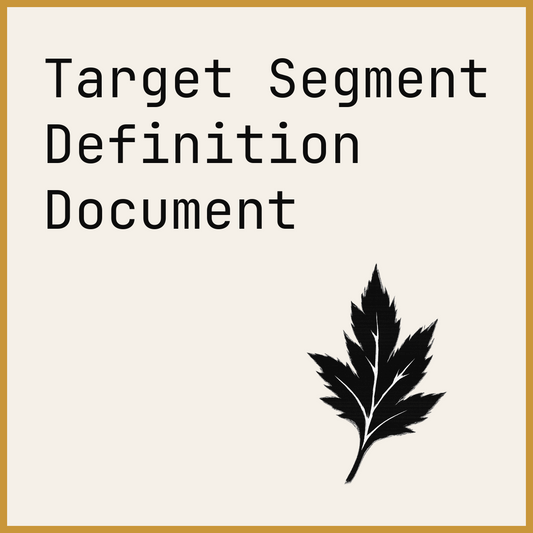 Target Segment Definition Document