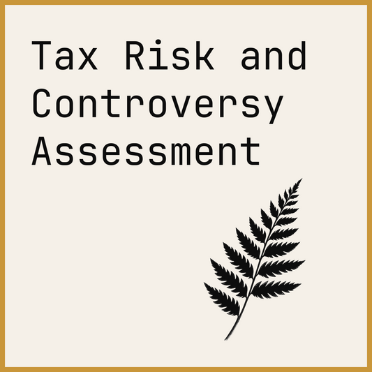 Tax Risk and Controversy Assessment