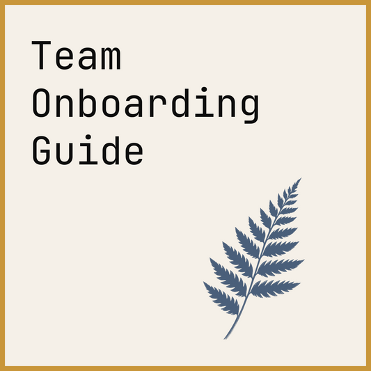 Team Onboarding Guide