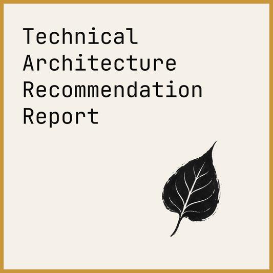 Technical Architecture Recommendation Report