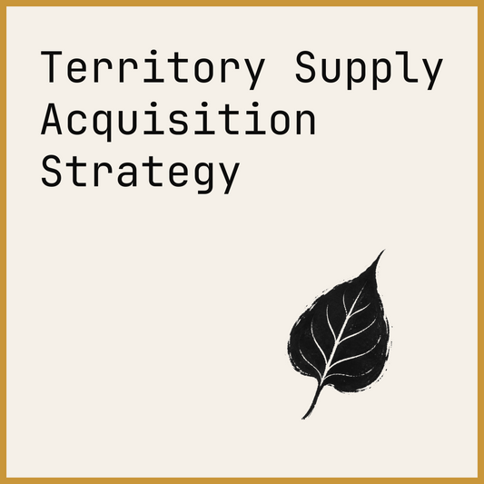 Territory Supply Acquisition Strategy