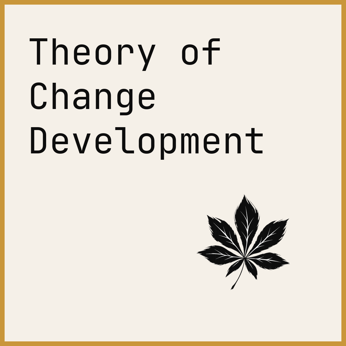 Theory of Change Development