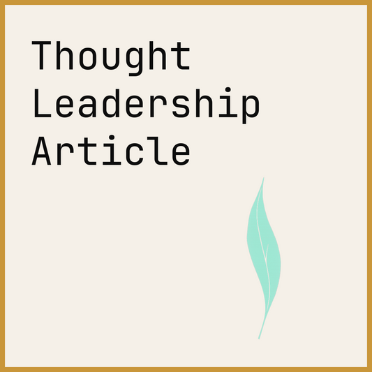 Thought Leadership Article