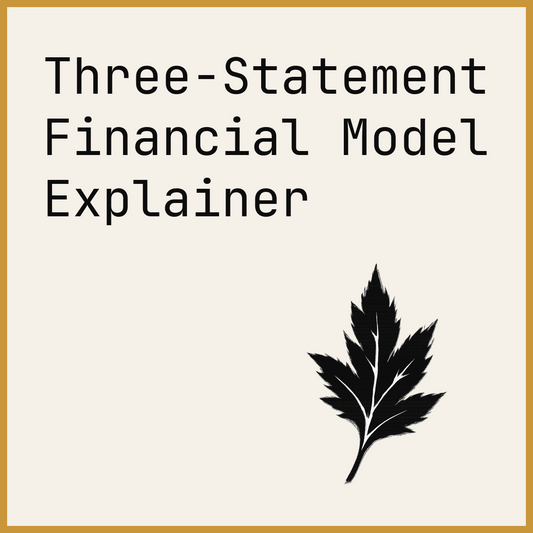 Three-Statement Financial Model Explainer