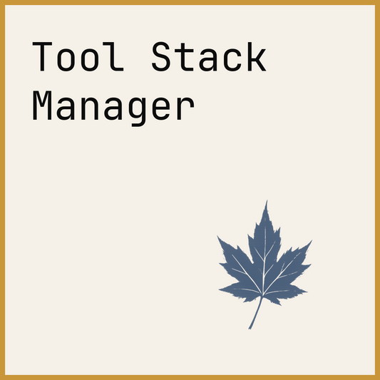 Tool Stack Manager