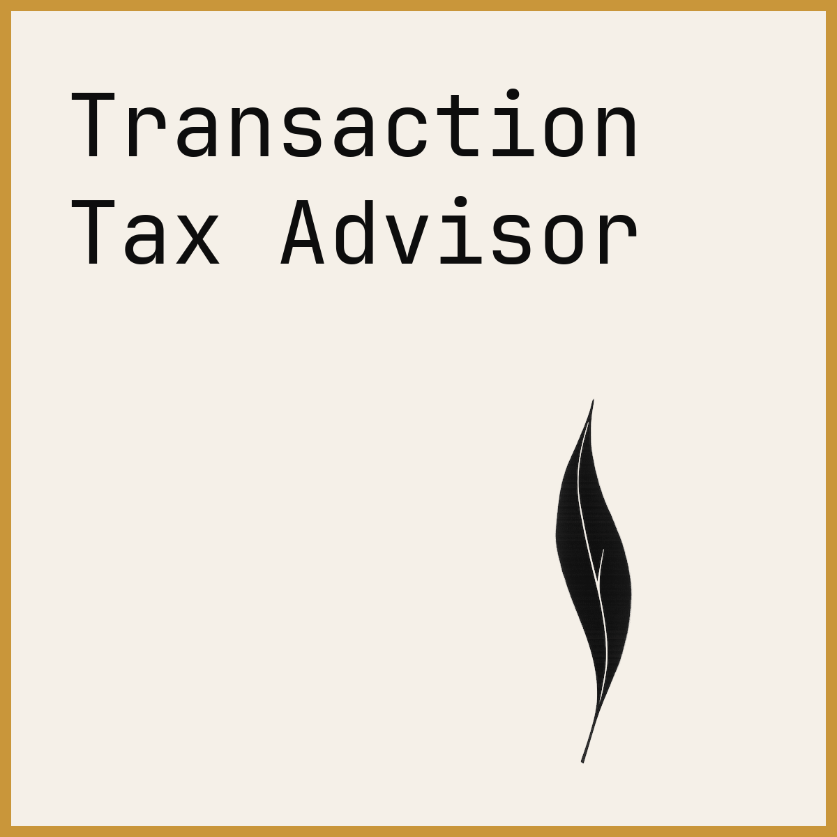 Transaction Tax Advisor