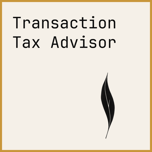Transaction Tax Advisor