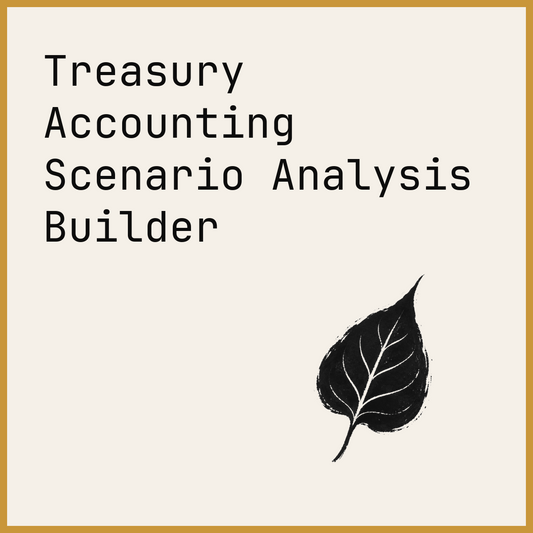 Treasury Accounting Scenario Analysis Builder