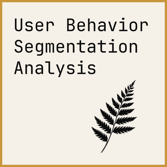 User Behavior Segmentation Analysis