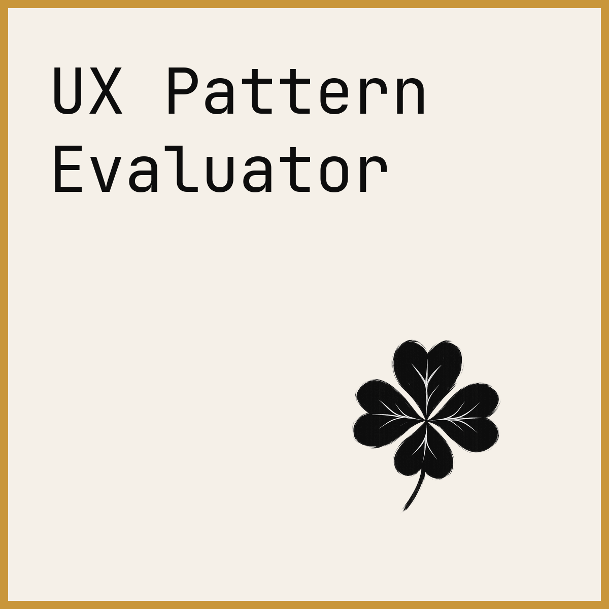 UX Pattern Evaluator