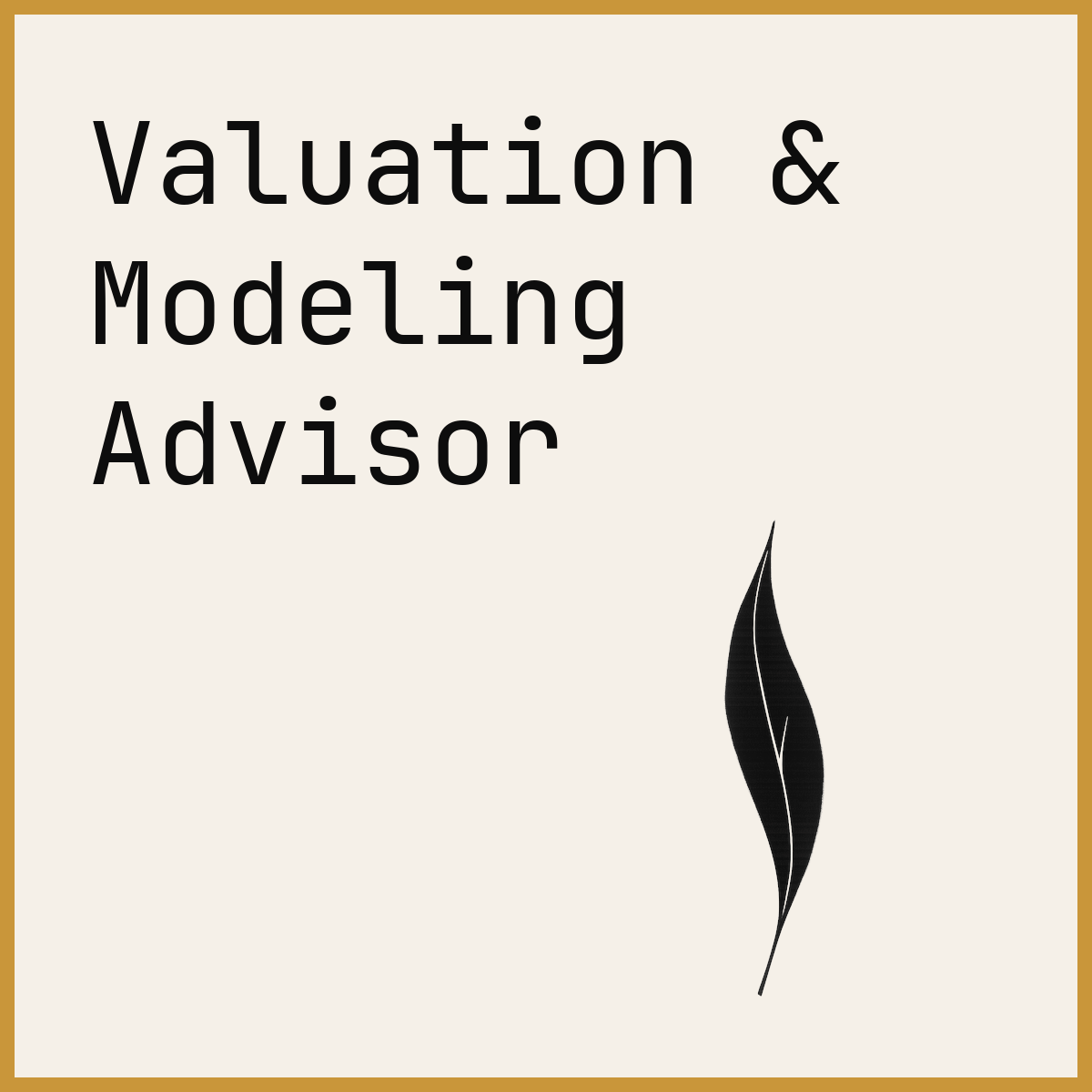 Valuation & Modeling Advisor