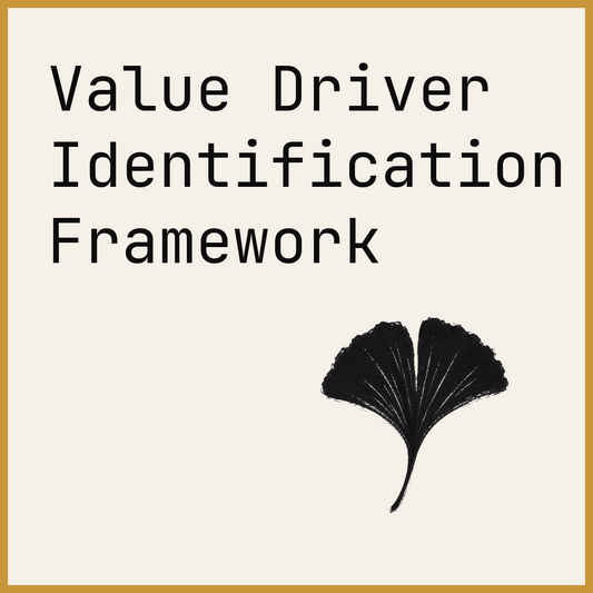 Value Driver Identification Framework