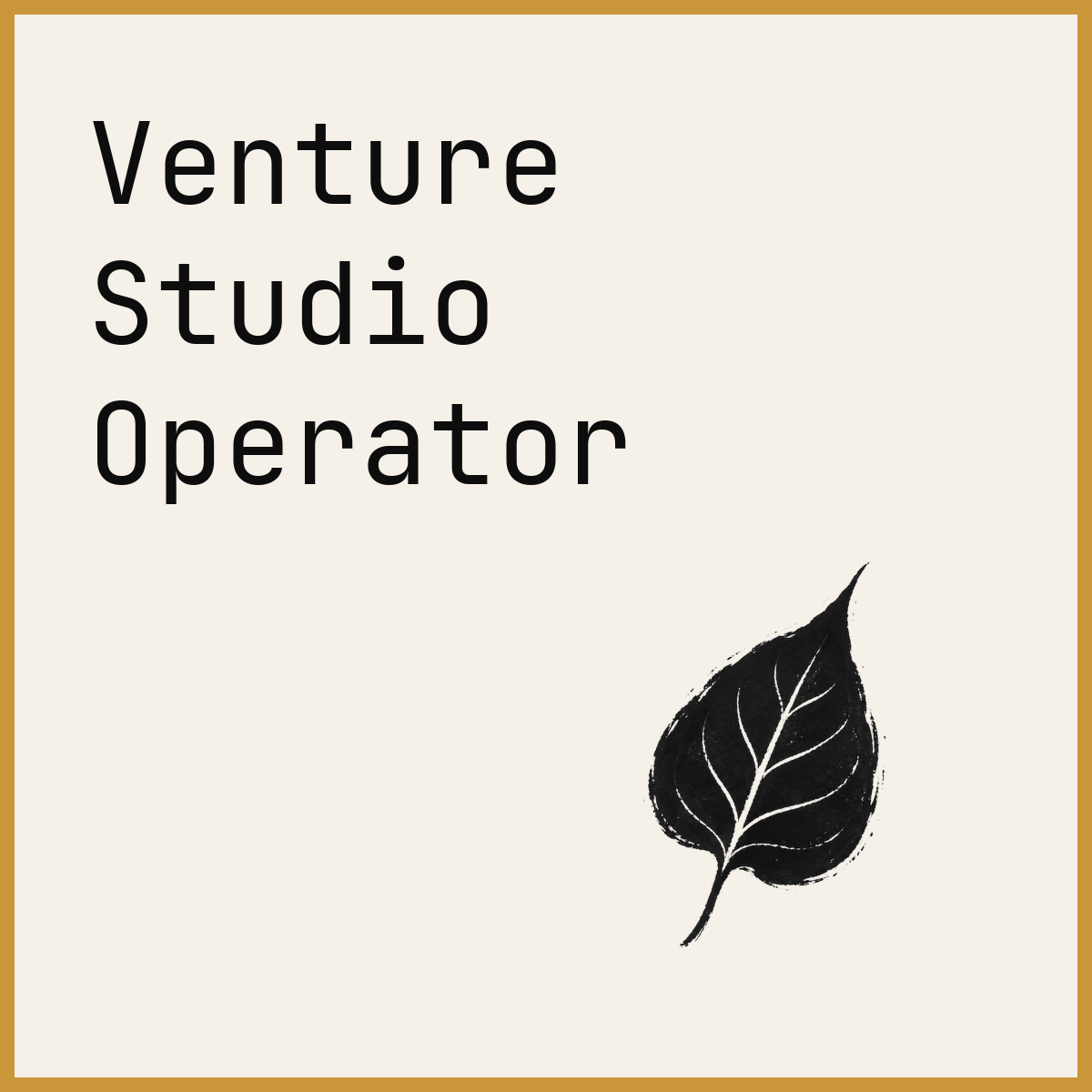 Venture Studio Operator