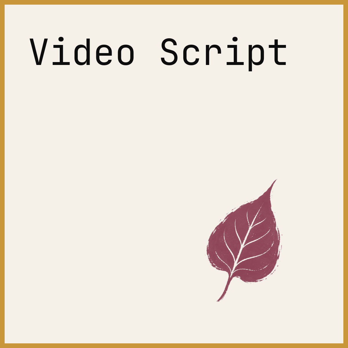 Video Script