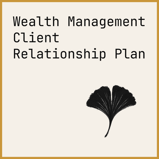 Wealth Management Client Relationship Plan