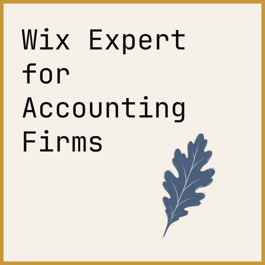 Wix Expert for Accounting Firms
