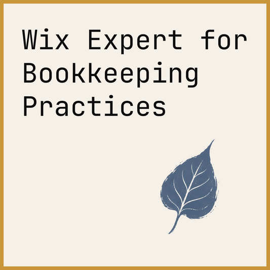 Wix Expert for Bookkeeping Practices