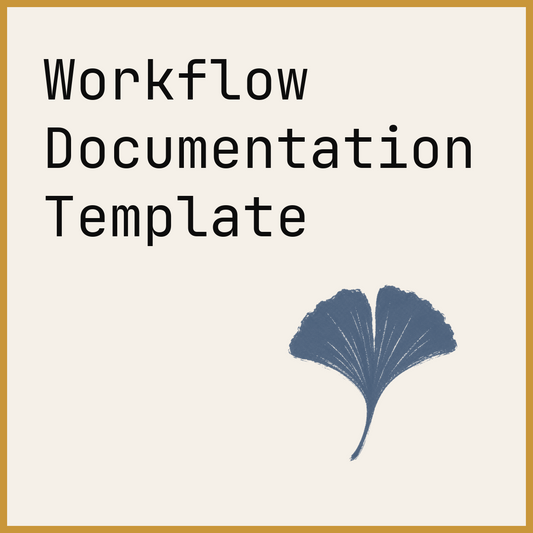 Workflow Documentation Template
